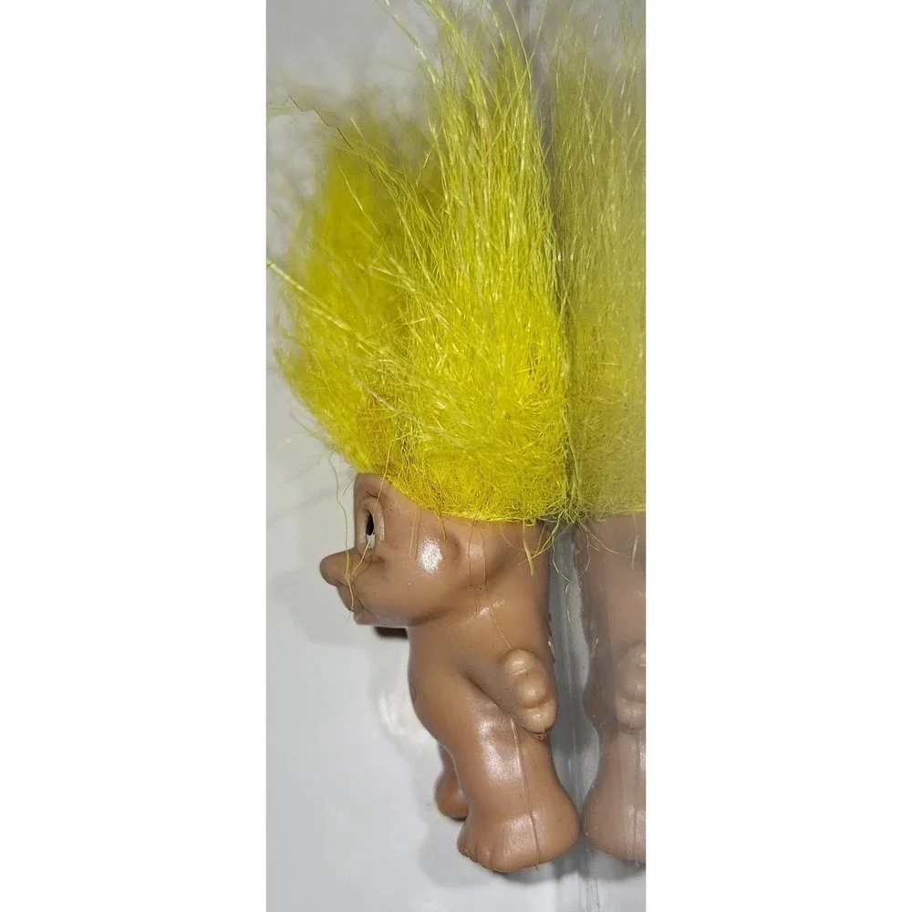 Vintage 1989 Dam Troll Doll Yellow Hair 3 Inch Collectible PVC Figure Retro‎ Toy